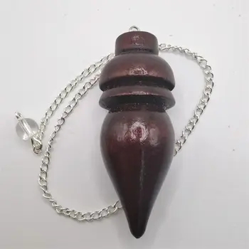 Натуральный египетский деревянный маятник Деревянный маятник для лозоходства Гадательный конус со свидетелем Рейки Лозоходец Духовные маятники
