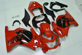 Обтекатели для Kawasaki Zx250r 2008 - 2014 Красно-черные комплекты обтекателей черепа Ninja 250R 2009 Комплекты обтекателей для Kawasaki Zx250r 2014