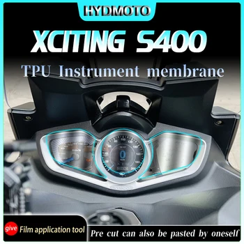 Для Kymco Xciting S400 Прозрачная пленка для приборов Пленка для фар и задних фонарей Водонепроницаемые аксессуары для модификации