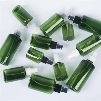50 мл / 100 мл / 150 мл / 200 мл Темно-зеленый косой плечо Косметическая бутылка для суброзлива Бутылка с распылителем Портативная бутылка мелкодисперсного тумана для путешествий