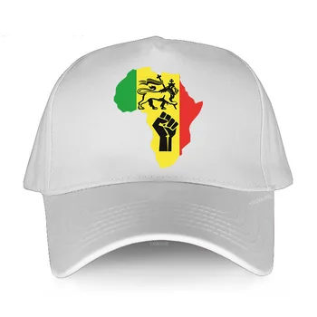 Шляпа унисекс с коротким козырьком Уличная бейсболка Регулируемая Africa Rasta Power Reggae летняя классическая винтажная шляпа с принтом спортивный капот