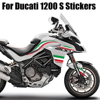 Наклейки для мотоциклов Наклейки Накладки на бак Ручки для Ducati MULTISTRADA 1200 S 1200S Газ Мазут Комплект Колено Обтекатель Крыло Протектор