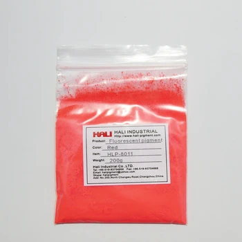 Продам флуоресцентный пигмент ярко-красный цвет порошки неоновые цвета флуоресцентный порошок 1 лот = 200 грамм HLP-8011 красный бесплатная доставка